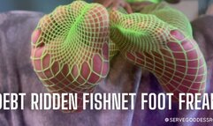 DEBT RIDDEN FISHNET FOOK FREAK - ebony findom Royal Ro fishnet stockings worship hd mp4 1080p