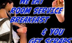 WE Eat Room Service Breakfast and YOU Just Get Scraps! Ft Jade Sun