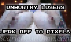 Unworthy losers jerk off to Pixels - MP4 HD 1080p