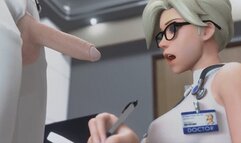 Doctor Mercy Dick Exam, blowjob deepthroath 3D