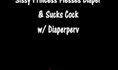 ABDL Audio Sissy Diaper Princess Sucks Cock