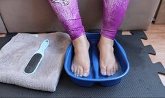 Dolce Amaran in massive extraction of the her dust foot - FOR MOBILE DEVICE USERS - PEDICURE - FOOT DUST - BAREFOOT - FOOT DOMINATION - FOOT HUMILIATION - FOOT SLAVE TRAINING - FOOT ADDICT - POV - BBW FEET - MATURE - FOOT FOOD - FEET CARE - BBW GODDESSE