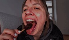 VR 180 - Astrid's Spitty, Long-Tongue Lollipop Lick