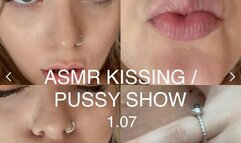 ASMR Kissing and Pussy Show
