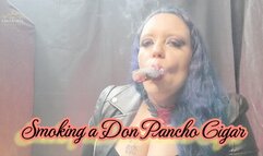 Smoking a Don Pancho Cigar - SGL006