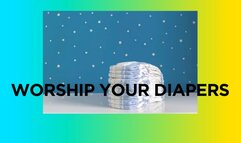 Diaper Worshipping - ABDL, Incontinence, Bedwetting, Age Regression, Adult Diaper, Diaper Cummies MP4 Video File