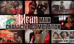 Mean Main Characters Compilation: SUPERVILLAINS OF VARIOUS COSPLAYS SEDUCE YOUR COCK & DESTROY YOU IN 4K