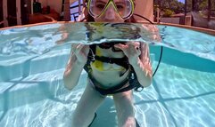 Aquaphilias- Ziva Fey- Shows off her SCUBA skills wearing sheer micro bikini
