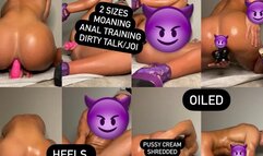 Balls Deep Anal Training: Dildo Gaping