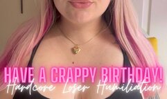 Have a Terrible Birthday! Hardcore Loser Humiliation (custom clip)