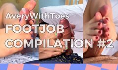 Second FOOTJOB COMPILATION - Cumtacular