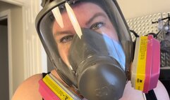 GAS MASK and RUBBER GLOVE MILF milks you