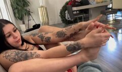 ratchet dirty foot bitch Footjob