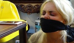 Bitchy Busty Katie Tightly Taped Up Massively Gagged Squirming Around her House by a Jilted Co Worker! **22 MINUTES LONG**