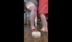 Cake Smashing and Foot Worship