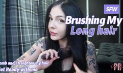 Brushing My Thick and Long Hair: Paigeroseuk SD