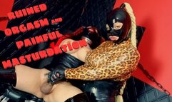 RUINED ORGASM AND PAINFUL MASTURBATION subtitled video