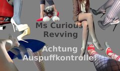 Ms Curious Revving meets Officer (with subtitles)