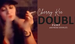 cherry kee double pump and nose exhales with music