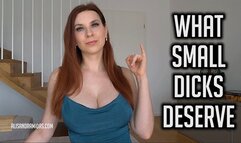 What Small Dicks Deserve