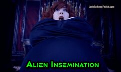 Alien Insemination - Ludella Impregnated in Sci Fi Thriller with Rapid Growth, Pregnant Belly Inflation, Breast Expansion, and a Sploshy POP Climax - WMV 720p