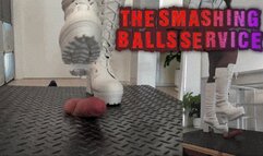 The Smashing Balls Service in White Tank Boots - (Double Version) - TamyStarly - Trample, Crushing, Trampling, Bootjob, Ballbusting, CBT