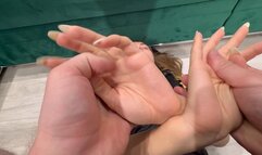 Hand playing fetish (custom video)