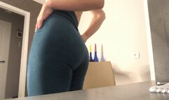 Leggings tease!