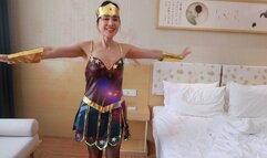 Chinese old Wonder Woman gets tickled