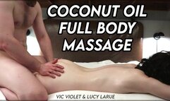 Coconut Oil Full Body Massage with Vic Violet