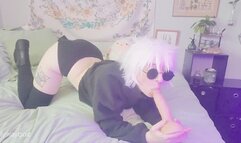 Gojo Cosplay Suck n Fuck