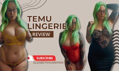 Temu Lingerie Sets Try On Part One | ElizabethsLingerie