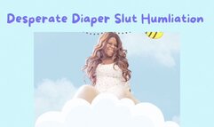 Diapered Slut Keeps Her Diapered Moist