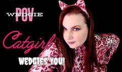 Catgirl Wedgies You - MP4
