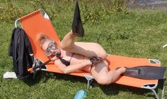 outdoor masturbation while i wear snorkel gear