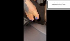 Tattoedtoesxoxo Itchy feet in car