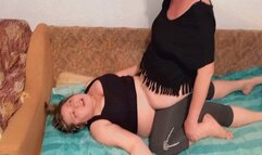 BBW belly fight MP4