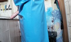 apron fetish, masturbation, pvc