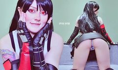 FEMDOM Role-Play: Tifa Lockhart ruined your orgasm and let you cum only if you'll wedgie yourself