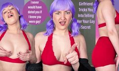 Girlfriend Tricks You Into Telling Her Your Gay Secret - Gay Humiliation Femdom POV Make Me Bi Bisexual Encouragement with Mistress Mystique - MP4