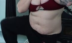 Chubby Stomach close up working out MP4 1080 SIlent