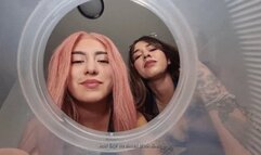 Two Mean Teen Giantess caught you to get fun with you