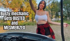 Busty Mechanic Gets BUSTED and MESMERIZED