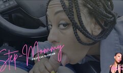 Step-Mommy First Car Blowjob
