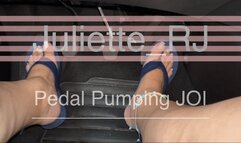 Juliette_RJ Pedal Pumping SEXY JOI on French Tip Nails and Flip Flop Wedges FOR MOBILE DEVICES USERS - PEDAL PUMPING - JOI - BBW LEGS - DIRTY LANGUAGE - REVVIG - CUM COUNTDOWN - PUMP HARD - JOI - FRENCH TIP PEDICURE