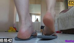 Stinky Feet in Flip Flops - 4K MP4