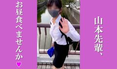 Boss and cute junior have lunch at a hotel and have sex