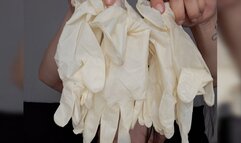 Latex gloves fetish