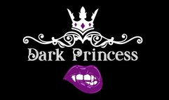 Dark princess: Pussy wide open for you whith dirty talk