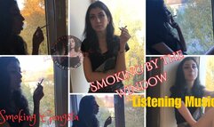 Smoking by the Window Listening Music